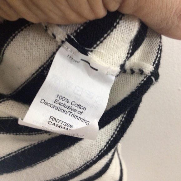 J Crew sweater women small stripe embroidered bird - Picture 6 of 10